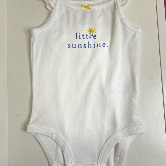 NWT | Carter’s Baby Girl “Little Sunshine” Yellow Dress Set | 6 Months - Picture 3 of 7